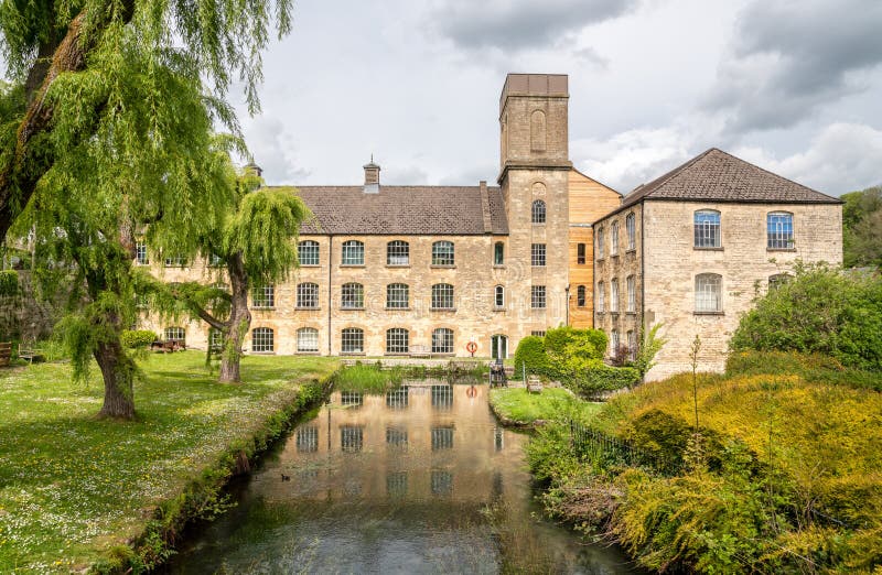 Brimscombe Port Mill, stone-built mill complex of early to mid C19 date, Stroud