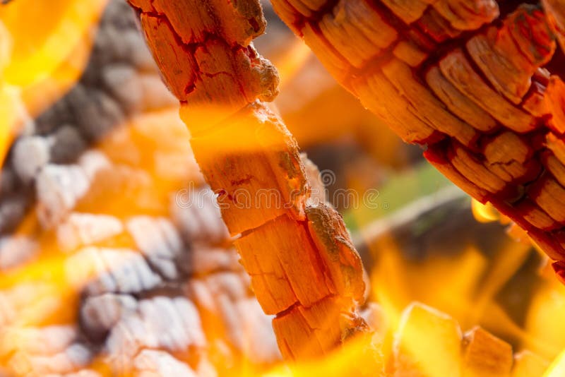 Brinnande vedtränärbild Guling-röd bakgrund av brand och flamman arkivfoto Brinnande vedtränärbild Guling-röd bakgrund av brand och flamman arkivfoto