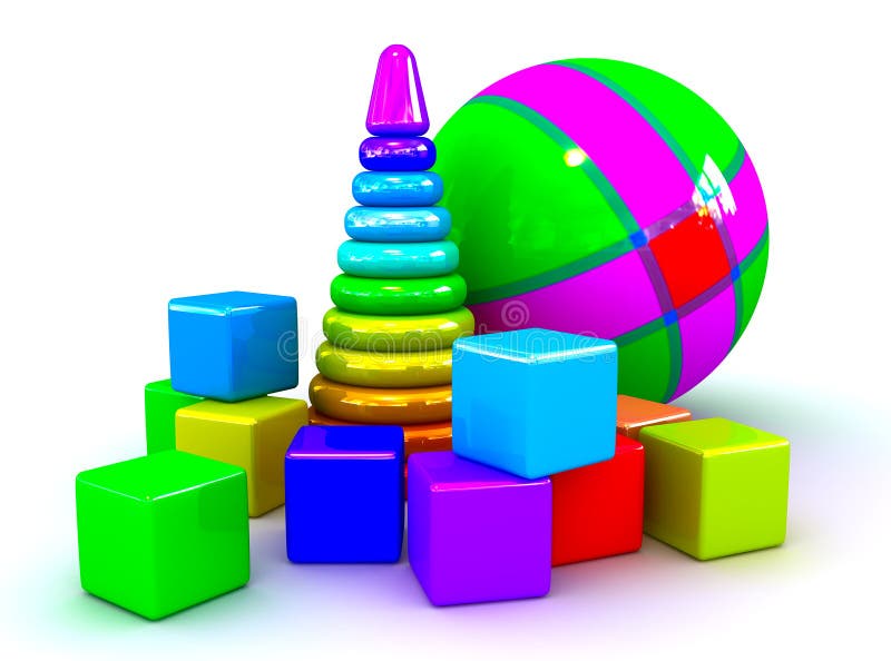 Brinquedos ilustração stock