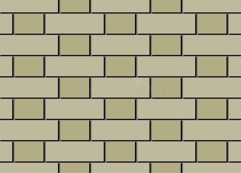 Brique des briques beiges beiges et foncées légères illustration de vecteur Brique des briques beiges beiges et foncées légères illustration de vecteur