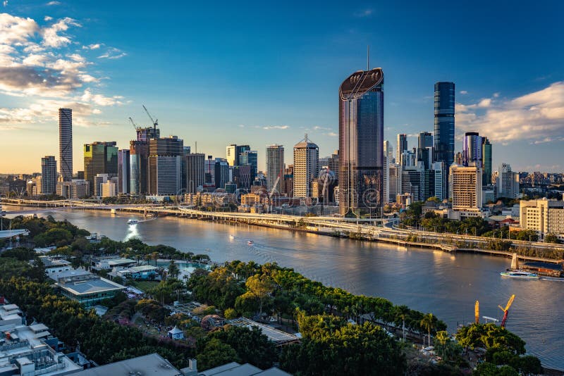 South Bank Parklands are located at South Bank in Brisbane, Queensland,  Australia Stock Photo - Alamy