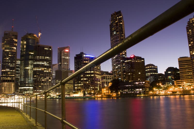 Brisbane River City royalty free stock photos