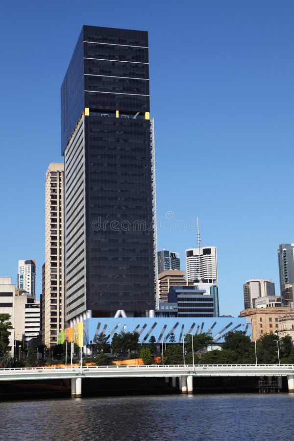 Brisbane Square Library editorial photography. Image of reflect 23445317