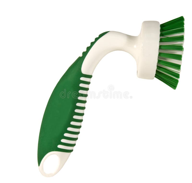 Bristle Cleaning Brush Isolated Stock Photo Image of plastic, scrub