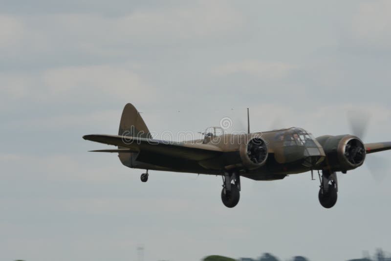 Bristol Blenheim bomber aircraft of Royal Air Force RAF of WW2 Battle of Britain stock images
