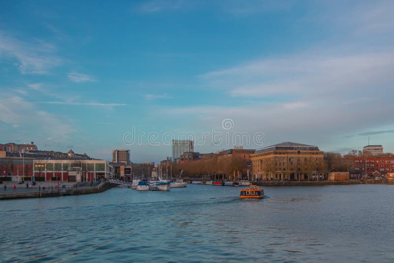 Bristol Marina no rio Avon imagens de stock royalty free Bristol Marina no rio Avon imagens de stock royalty free