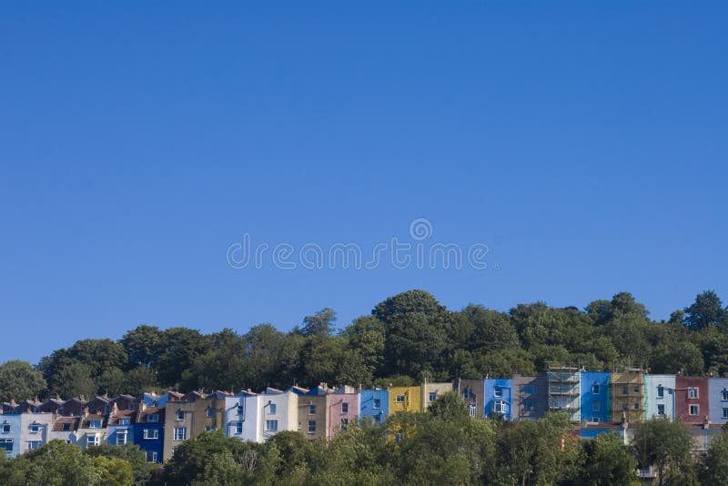 Bristol-Stadthäuser stockfoto Bristol-Stadthäuser stockfoto