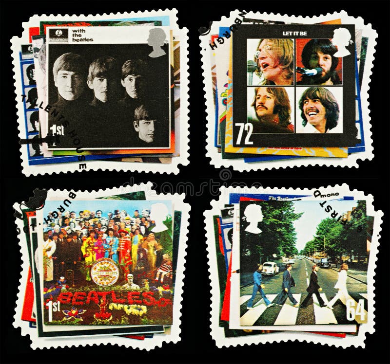 Britain Beatles Pop Group Postage Stamps