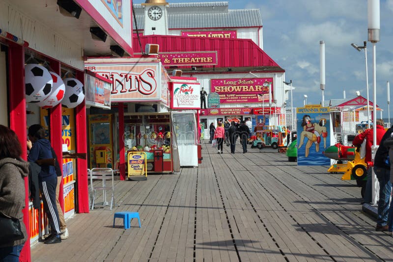 Britannia pier, Great Yarmouth. royalty free stock image Britannia pier, Great Yarmouth. royalty free stock image