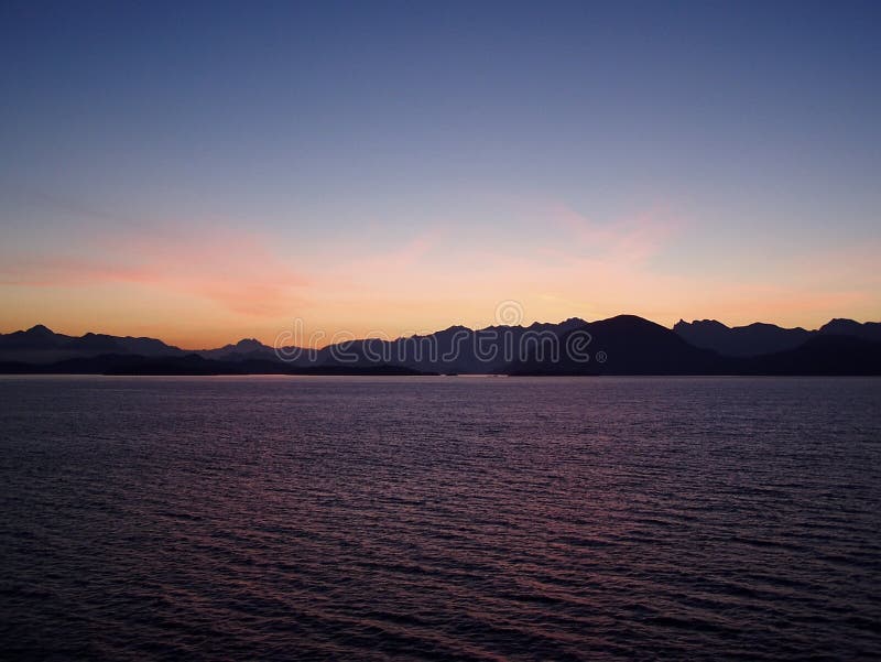 A British Columbia sunrise outside of Vancouver as seen aboard an Alaskan cruise. A British Columbia sunrise outside of Vancouver as seen aboard an Alaskan cruise.