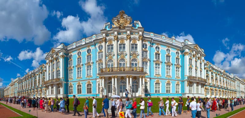 Britischer Catherine-Palast bei Tsarskoye Selo stockfotos Britischer Catherine-Palast bei Tsarskoye Selo stockfotos