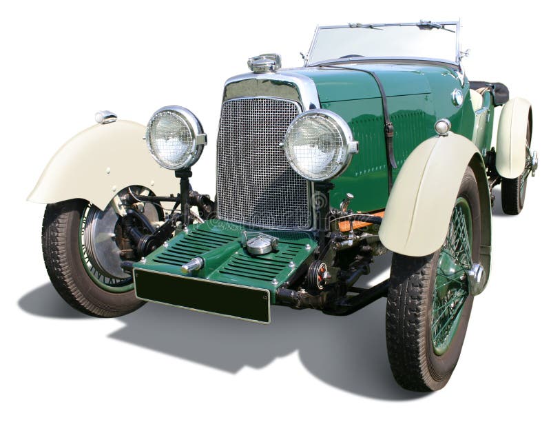 A 1930 Aston Martin International, the classic British sports car. A 1930 Aston Martin International, the classic British sports car