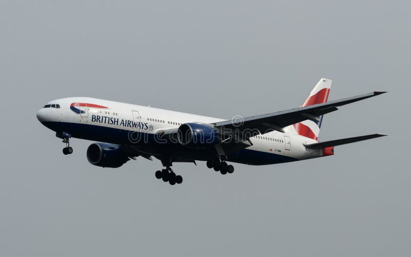 British Airways Boeing 777 fotos de archivo libres de regalías British Airways Boeing 777 fotos de archivo libres de regalías
