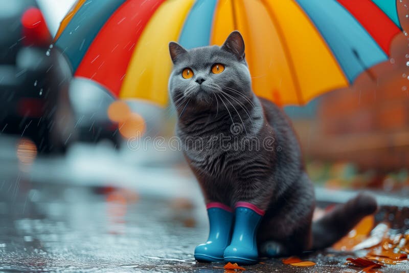 Korat Cat Umbrella Korat Cat Umbrella