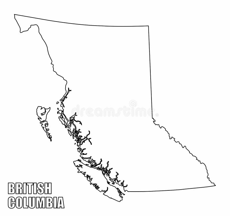 Cute Draw A Sketch Map Of British Columbia 