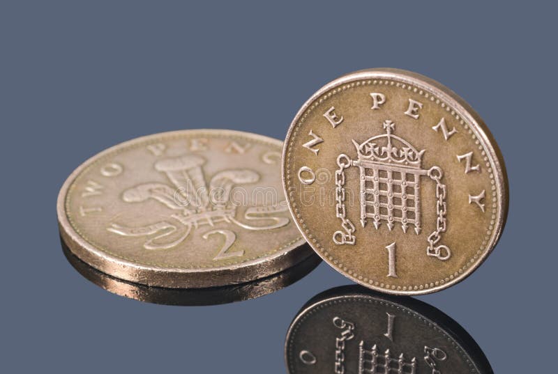 British Copper Coins on Dark Background Stock Image Image of bronze, change 113219671