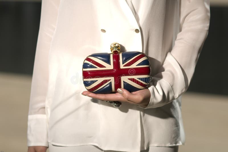Alexander Mcqueen Union Jack Held in Hand Editorial Photography ...