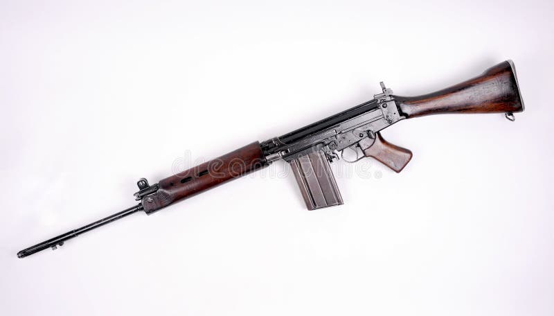 British L1A1 SLR assault rifle.