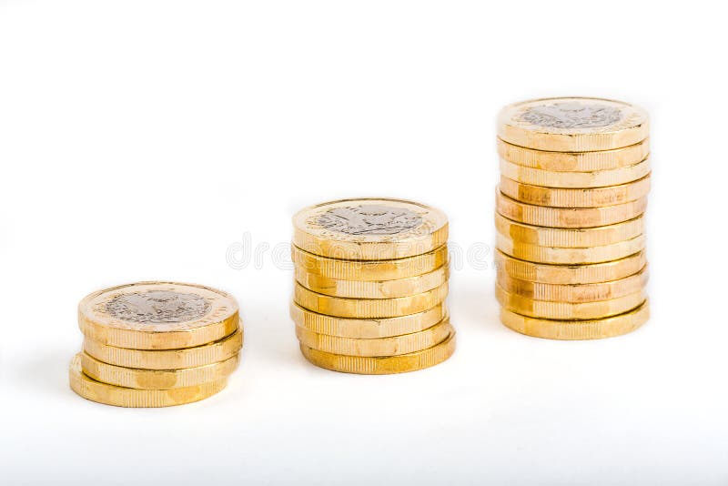 british monety jeden funt zdjęcie stock british monety jeden funt zdjęcie stock