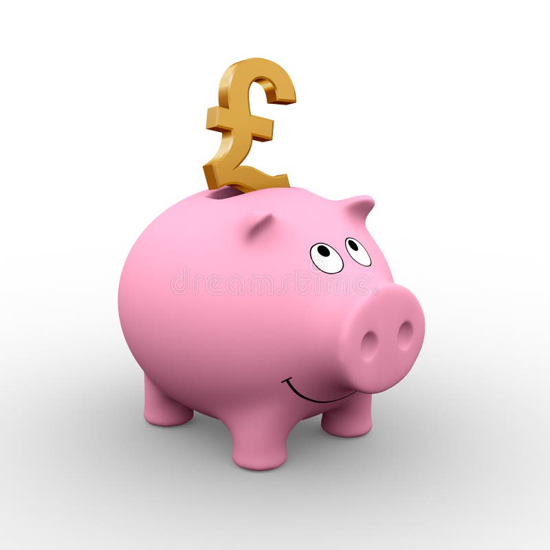 British piggy bank stock illustration. Illustration of business 572233