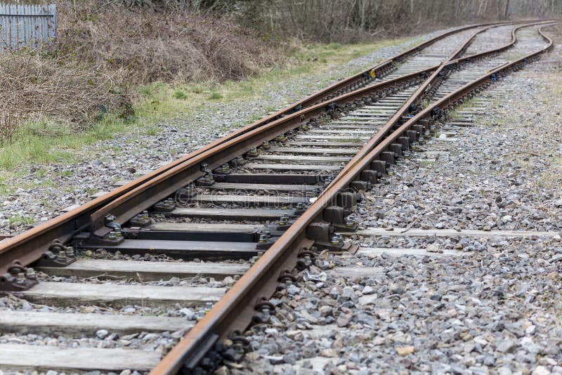 Disused British Rail Track stock photo. Image of train 30276944