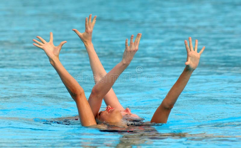 British synchro swimmers royalty free stock images British synchro swimmers royalty free stock images