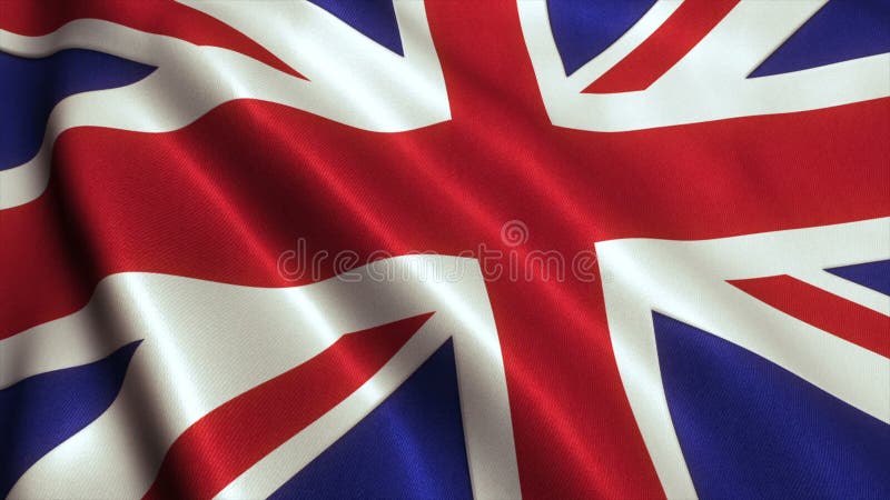 British UK Flag Video Footage Animation Stock Video - Video of nation,  britain: 75975081