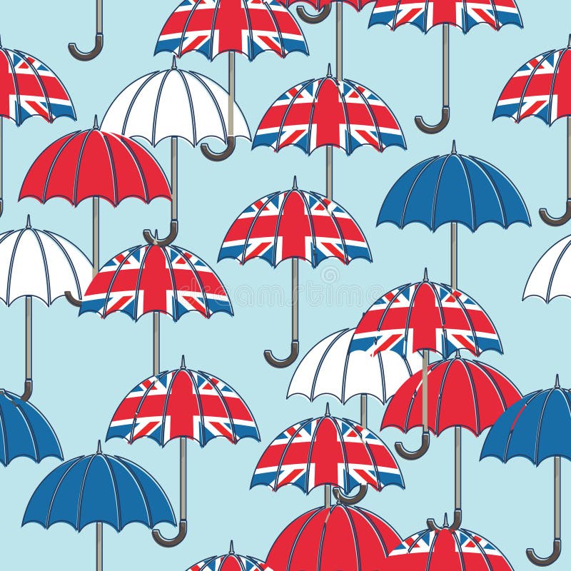 British umbrella pattern stock vector. Illustration of outline 21556830