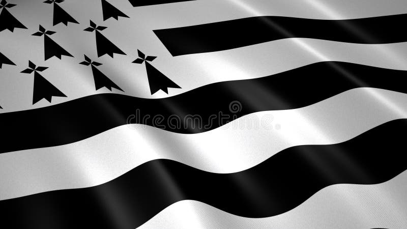 Flag Of Bretagne Stock Illustration - Download Image Now