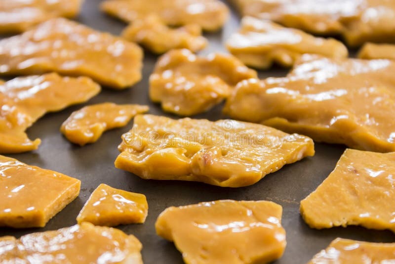 Macadamia Nut Brittle stock image. Image of nuts, sticky 29927501