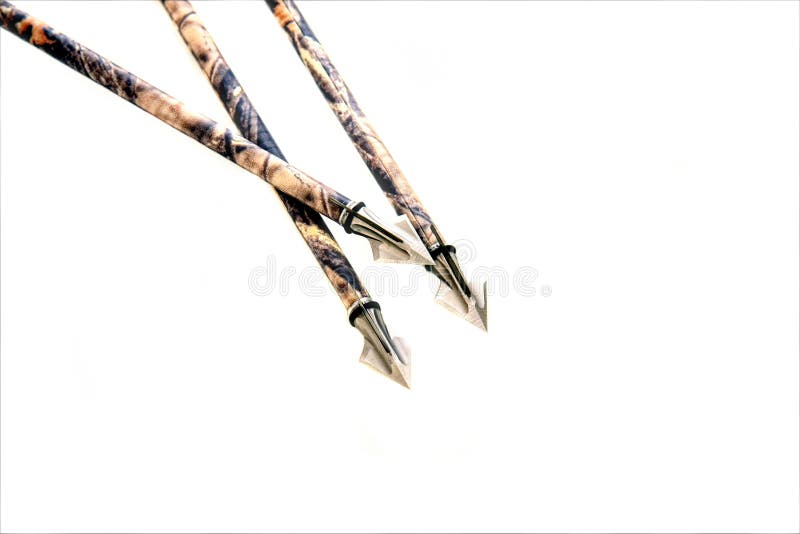 Broadhead arrows stock image. Image of hunting, sports 8498183