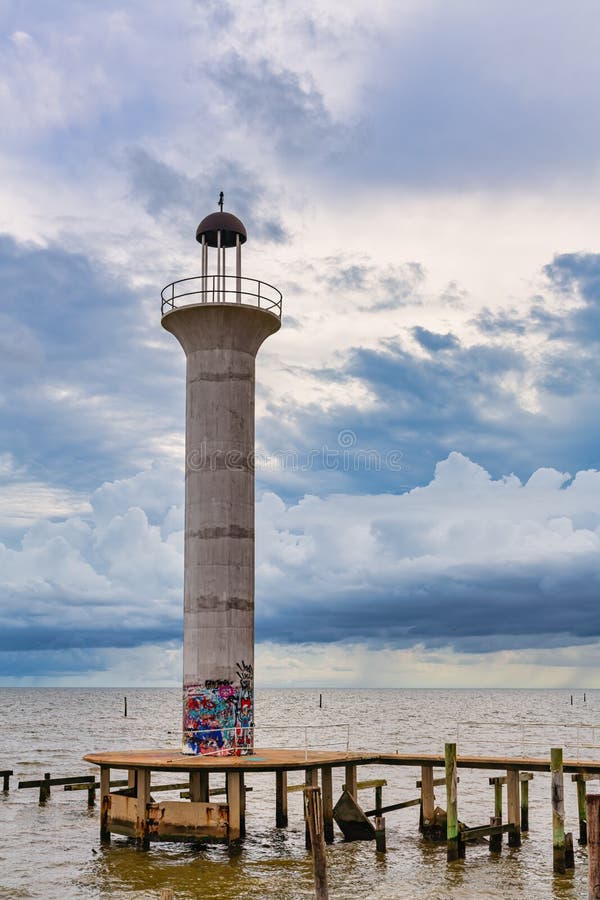 Broadwater Lighthouse royalty free stock image Broadwater Lighthouse royalty free stock image