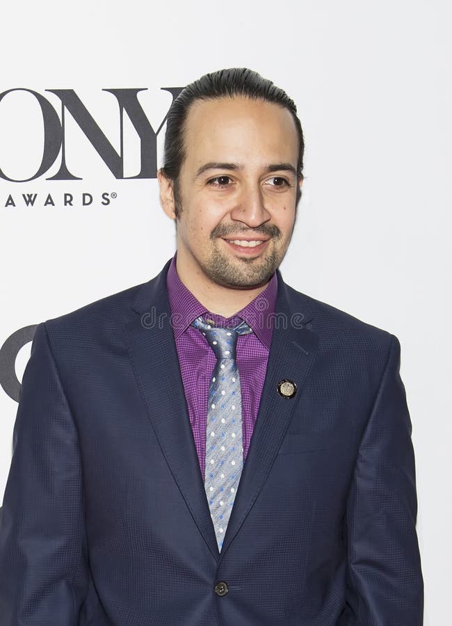 Multi-talented Lin-Manuel Miranda arrives at the 70th Annual Tony Awards Meet the Nominees press reception at the Diamond Horseshoe of the Paramount Hotel in mid-town Manhattanâ€™s Broadway theater district on May 4, 2016. Miranda was a double nominee for Hamilton, the musical smash, must see ticket on Broadway. He was nominated for Best Performance by an Actor in a Musical as well as for the production's music and lyrics. Multi-talented Lin-Manuel Miranda arrives at the 70th Annual Tony Awards Meet the Nominees press reception at the Diamond Horseshoe of the Paramount Hotel in mid-town Manhattanâ€™s Broadway theater district on May 4, 2016. Miranda was a double nominee for Hamilton, the musical smash, must see ticket on Broadway. He was nominated for Best Performance by an Actor in a Musical as well as for the production's music and lyrics.