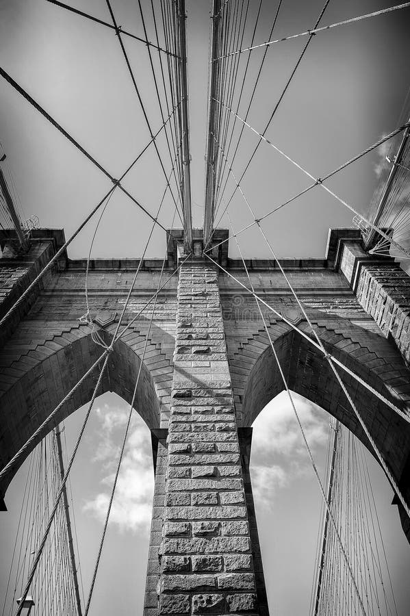 brobrooklyn stad New York royaltyfri foto brobrooklyn stad New York royaltyfri foto