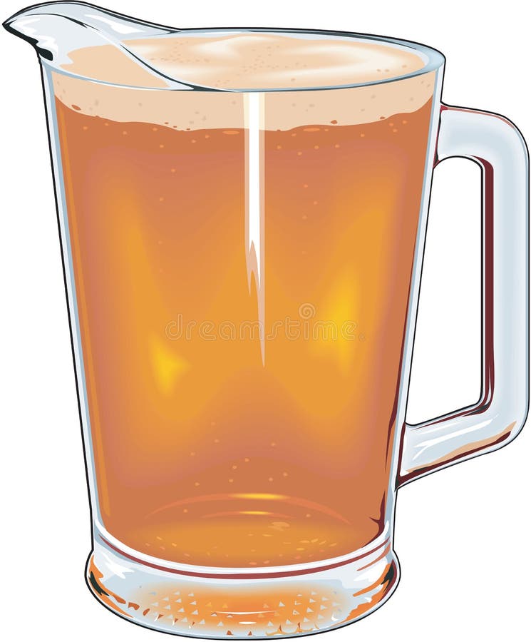Broc d'illustration de vecteur de bière