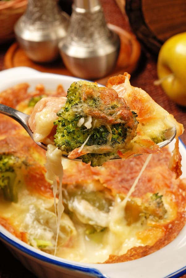 Broccoli Gratin stock photo. Image of casserole, healthy 26552094