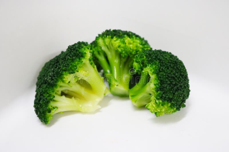 Broccoli Vegetables Isoalted Food Cauliflower Background Stock Image