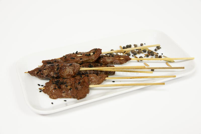 brochettes photographie stock