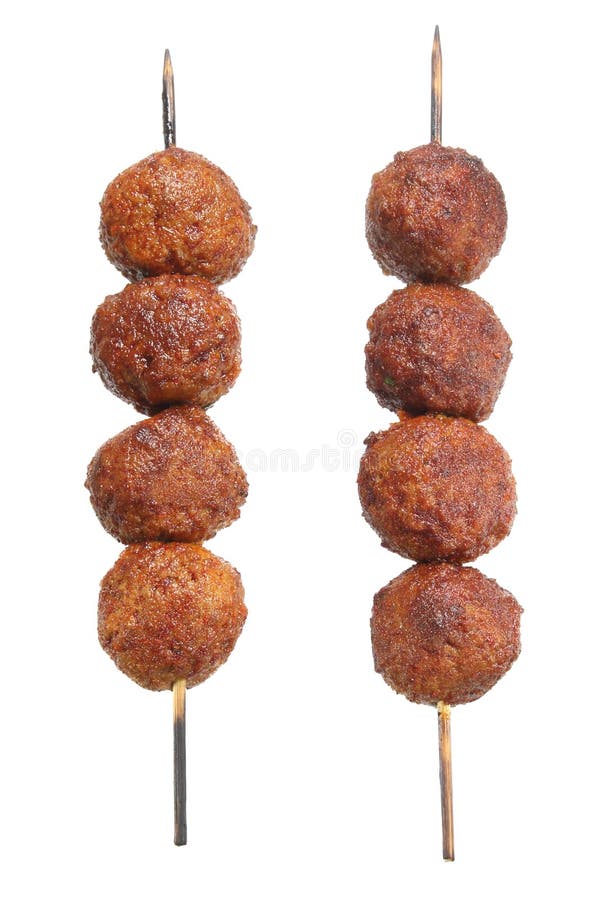 Brochettes faites de viande de porc photos stock Brochettes faites de viande de porc photos stock