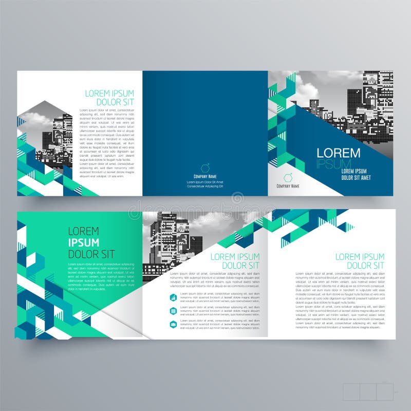 Brochure design, brochure template, creative tri-fold, trend brochure.