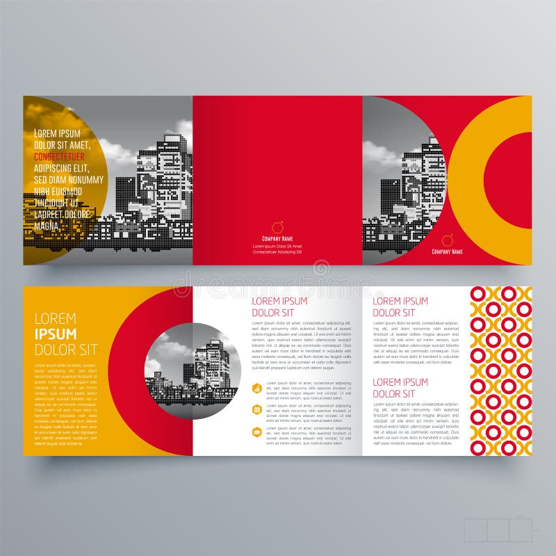 Brochure design, brochure template, creative tri-fold, trend brochure.