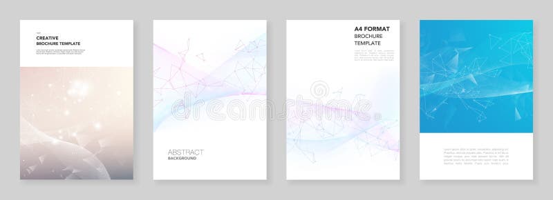 A4 Brochure Layout of Covers Templates for Flyer Leaflet, A4 Brochure Design,  Report, Presentation, Magazine Cover, Book Stock Vector - Illustration of  leaflet, page: 205381673