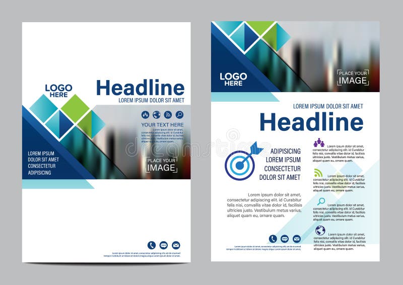 Brochure Layout design template. Annual Report Flyer Leaflet cover Presentation Modern background. illustration vector in A4