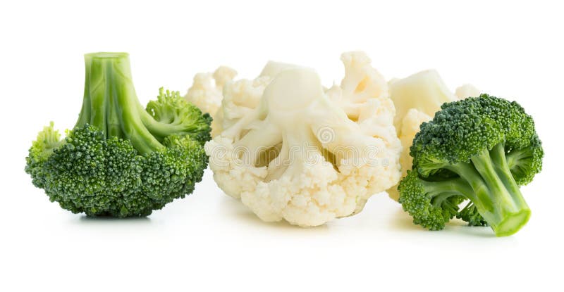 Brocoli et chou-fleur images stock Brocoli et chou-fleur images stock