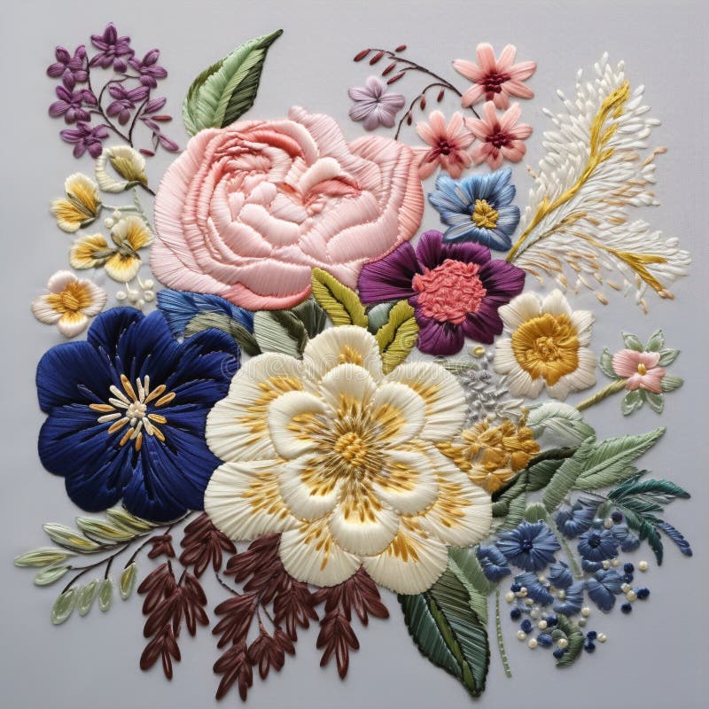 Broderade mästerverk : en bild av artister och ära royaltyfria foton