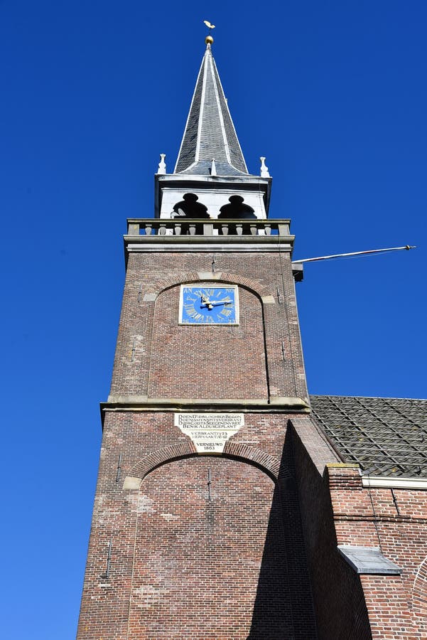 Kerk Broek In Waterland Broek in Waterland. February 2023. the Church with Its Inscriptions in