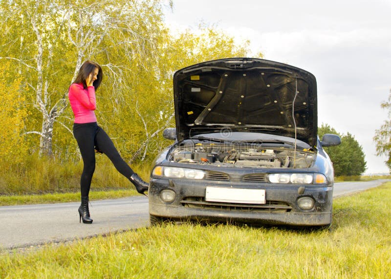 Broken Car Royalty Free Stock Photos Image 21319238