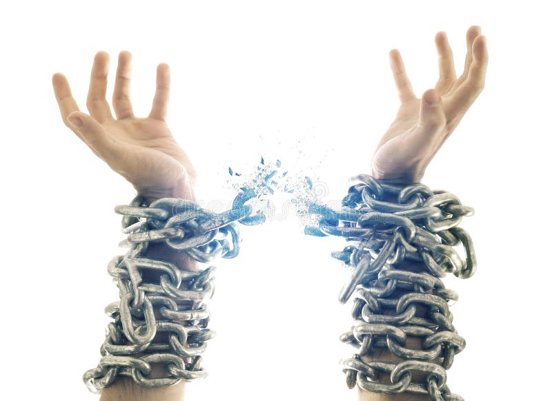 Broken Chains Stock Image Image Of Bondage Free Submission 56324837