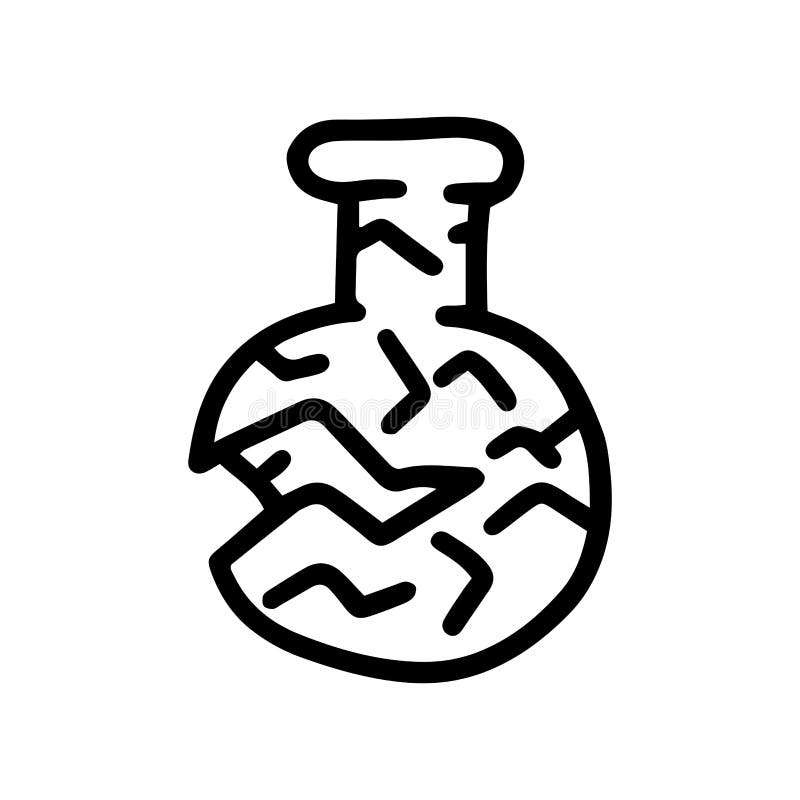 broken beaker clipart