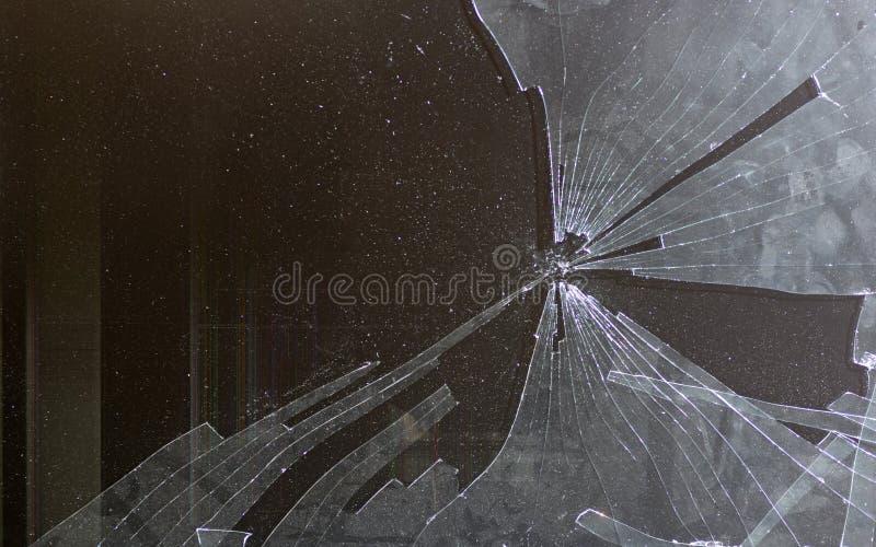 Broken computer screen stock images
